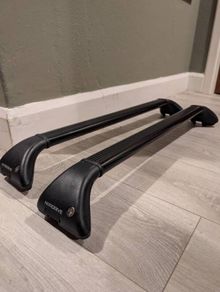 Nordrive Black Aluminum Aero Roof Bars