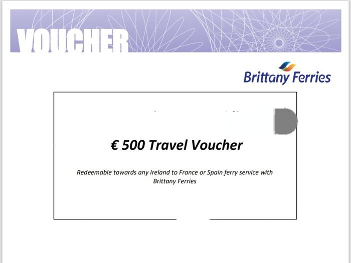 Brittany Ferries Voucher