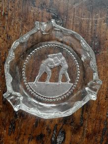 Rare Vintage Boxing Ashtray