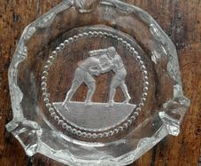 Rare Vintage Boxing Ashtray