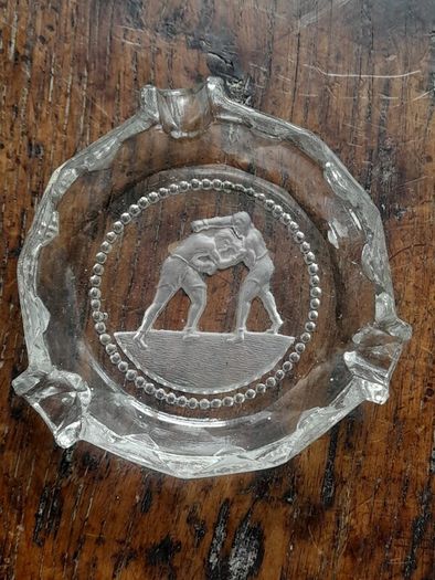 Rare Vintage Boxing Ashtray