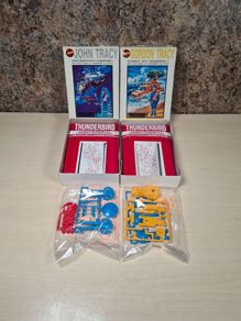 vintage IMAI plastic model Thunderbirds kits John  and Gordon Tracy thunderbird 4 and 5 Contents sealed 1992