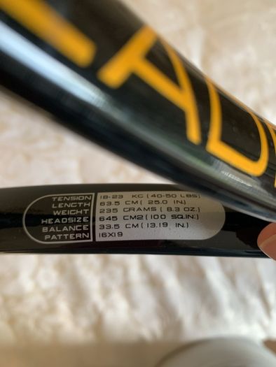 25 inch Wilson tennis racket
