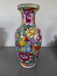 Chinese Floral Vase