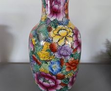 Chinese Floral Vase