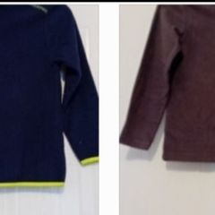 Long Sleeve Zip Top x2