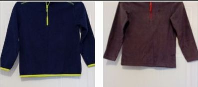 Long Sleeve Zip Top x2