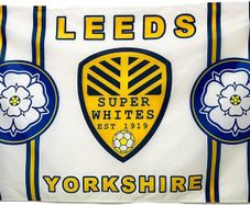 Leeds 5x3ft Football Flag