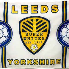 Leeds 5x3ft Football Flag