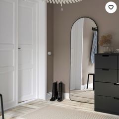 2 black Wall Mirrors