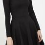 Karen Millen High Neck Zip Black Jersey Dress Image 5