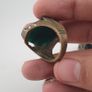 Antique 15 Heritage Style Rings Mixed Brass Glass & Decorative Stone Collection Image 8