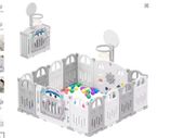 Playpen HDPE Plastic with Basketball Hoop and Balls