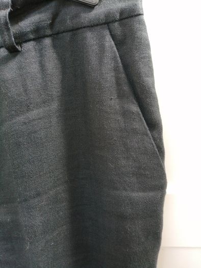 Ralph Lauren Black Linen Trousers size 12