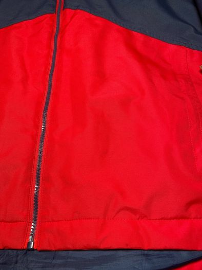 No Fear Mens Hooded Jacket Size Medium/Small Red/Navy