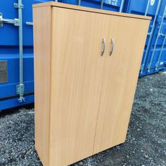 Double Door Office Cabinet Beech  Great Condition