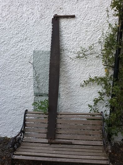 vintage 2 man crosscut saw