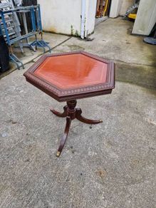 Regency  hexagon  pedestal table
