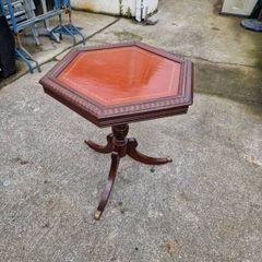 Regency  hexagon  pedestal table