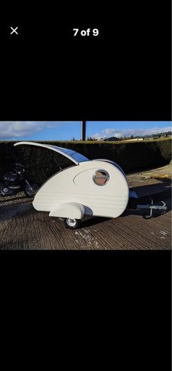 Tear drop caravan