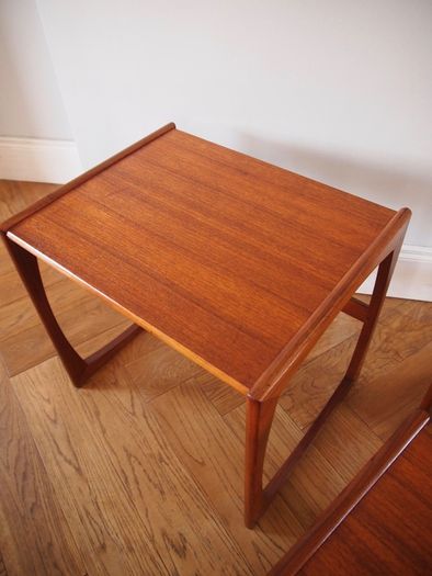 G Plan Quadrille Teak Nest of Tables Mid Century Vintage Retro
