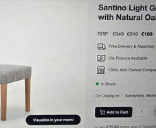 Dining chair Murphy furniture x2