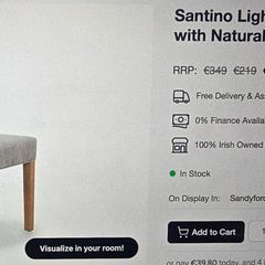 Dining chair Murphy furniture x2