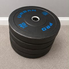 Urban Fitness Rubber Commercial Bumper Plate 20kg X 4