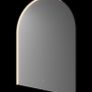 Arch 600x800 and 500x700 mirror black finish Image 2