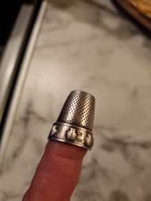 silver thimble