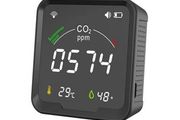 PROTMEX PTH-9, Wireless Air Quality CO2 meter, Desktop Temperature, Humidity with LCD screen
