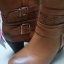 Ladies Tan Boots Image 2