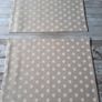 Placemats. Polka dots or mandalas on natural beige background. Set of 6. Set pf 8 Image 3