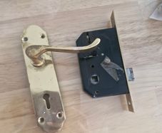 door handles + locks