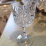 VTG Bohemian Crystal Diamond Cut Cordial Ball Stem Glasses - Set of 6 Image 7