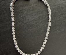 Tennis bracelet 18k ct gold