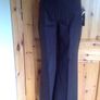BNWT Chocolate Brown Linen Trousers Size 10 Image 2