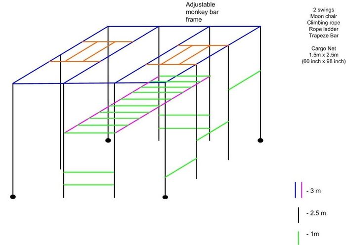 Climbing Frame/Exercise Frame