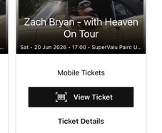 2 Zac Bryan tickets