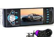 New Car Van 1 One Din MP3 player AUX Car Radio Audio Stereo USB AUX FM Radio Station Bluetooth Hands Free Bluetooth Radio MP3 AUX USB SWC Handsfree with Rearview Camera Remote