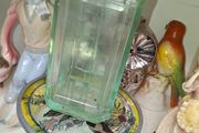 2 Beautiful Antique Acid Battery Glass, Postage Available or Collection,