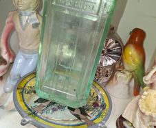 2 Beautiful Antique Acid Battery Glass, Postage Available or Collection,