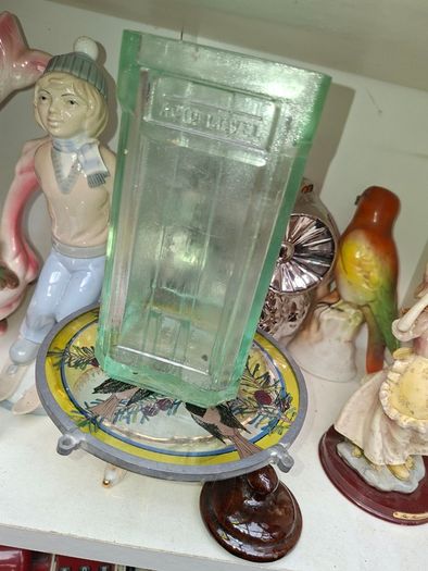 2 Beautiful Antique Acid Battery Glass, Postage Available or Collection,