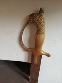 vintage lion head sword india