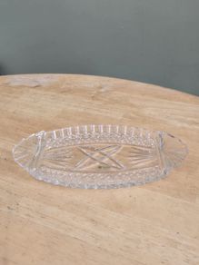 Galway Crystal Oval Dish