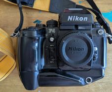 Nikon F4s camera body for parts.