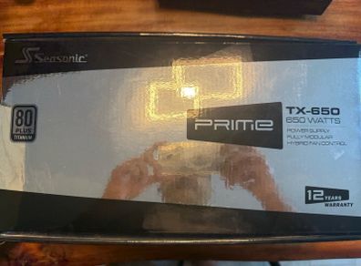 Seasonic prime TX-650 titanium