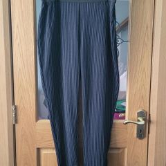 M&S pinstripe trousers, Size 22