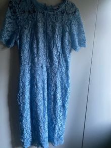 light blue dress