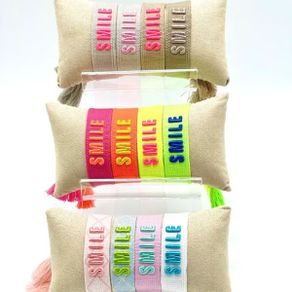 Statement Message Bracelet (x12) in Boho Style